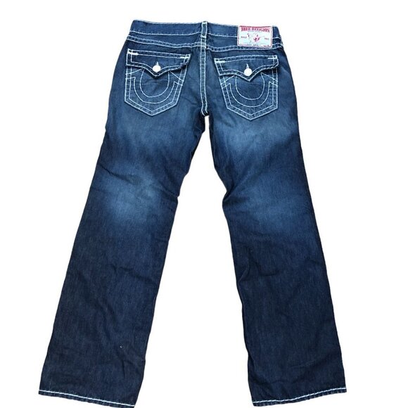 Vintage True Religion Jeans Size 38 RICKY SUPER T Blue - Picture 5 of 8